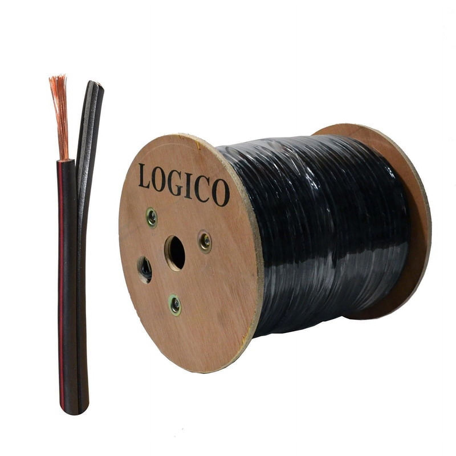 LOGICO 500FT Black Low Voltage Outdoor Landscape Lighting Wire