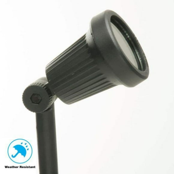 Low Voltage 20-Watt Black Halogen Outdoor Landscape Flood Light