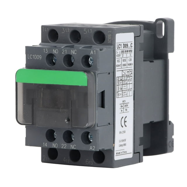 Low Voltage AC Contactor 1 Normally Open 1 Normally Closed LC1D09