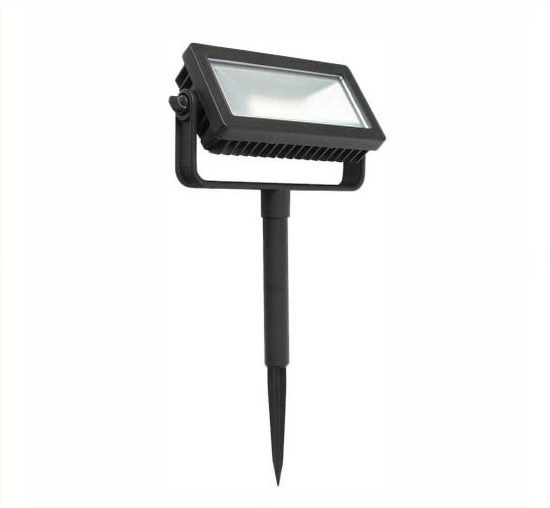 Low Voltage Black Outdoor Integrated LED Landscape Flood Light with 3 levels of intensity