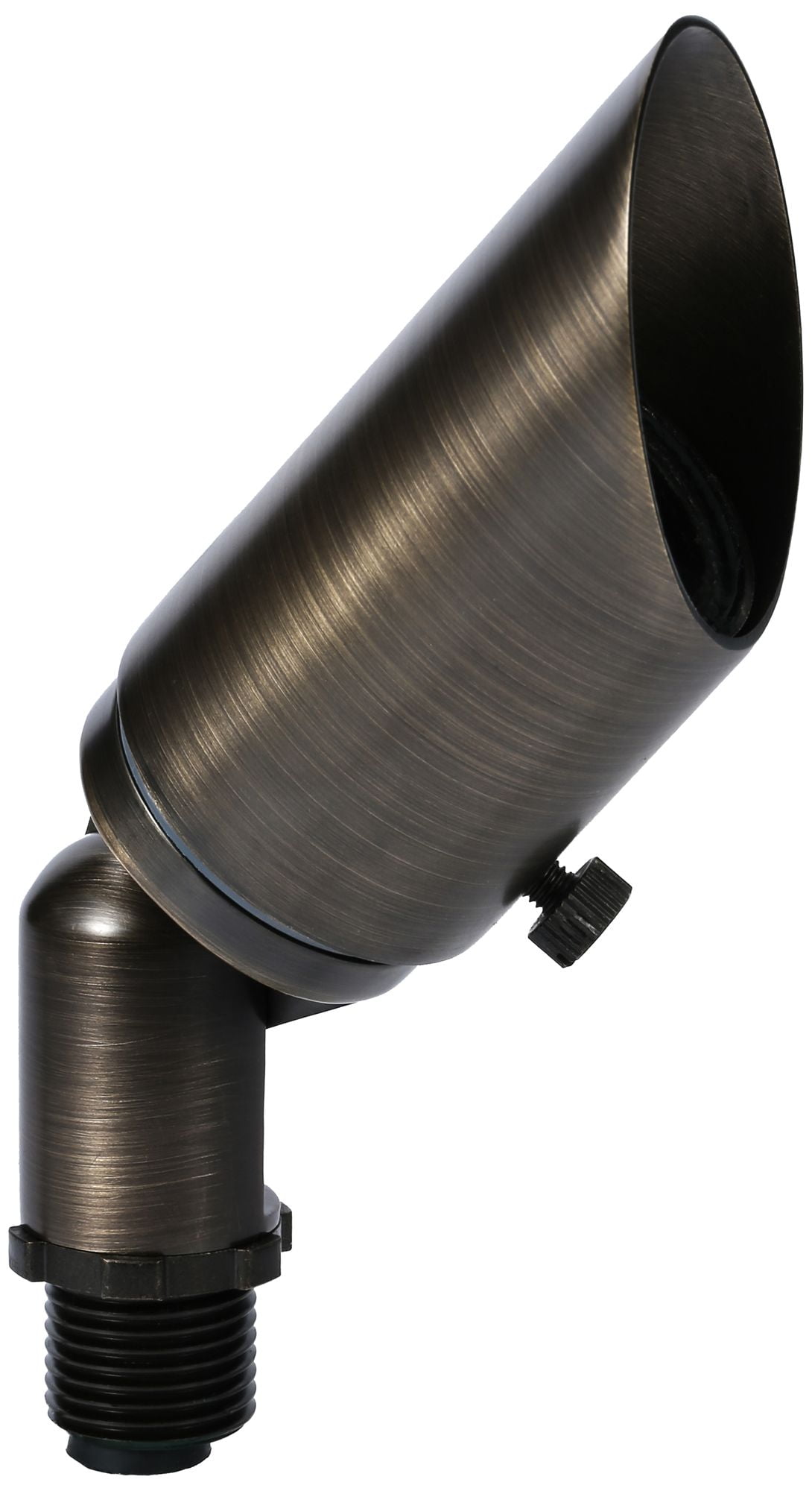 Dark Brass Low Voltage Outdoor Directional Spotlight