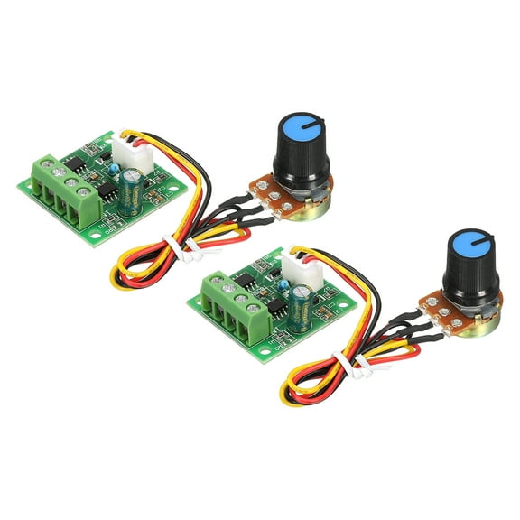 Low Voltage DC Motor Speed Controller 1.8V 3V 5V 6V 12V 2A 1803BW Pulse Width Modulation 3 Pack
