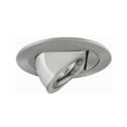 thumbnail image 1 of Low Voltage Dropped Dish Shower Trim with Frosted Opal White Glass Satin Chrome Finish 4 in., 1 of 1