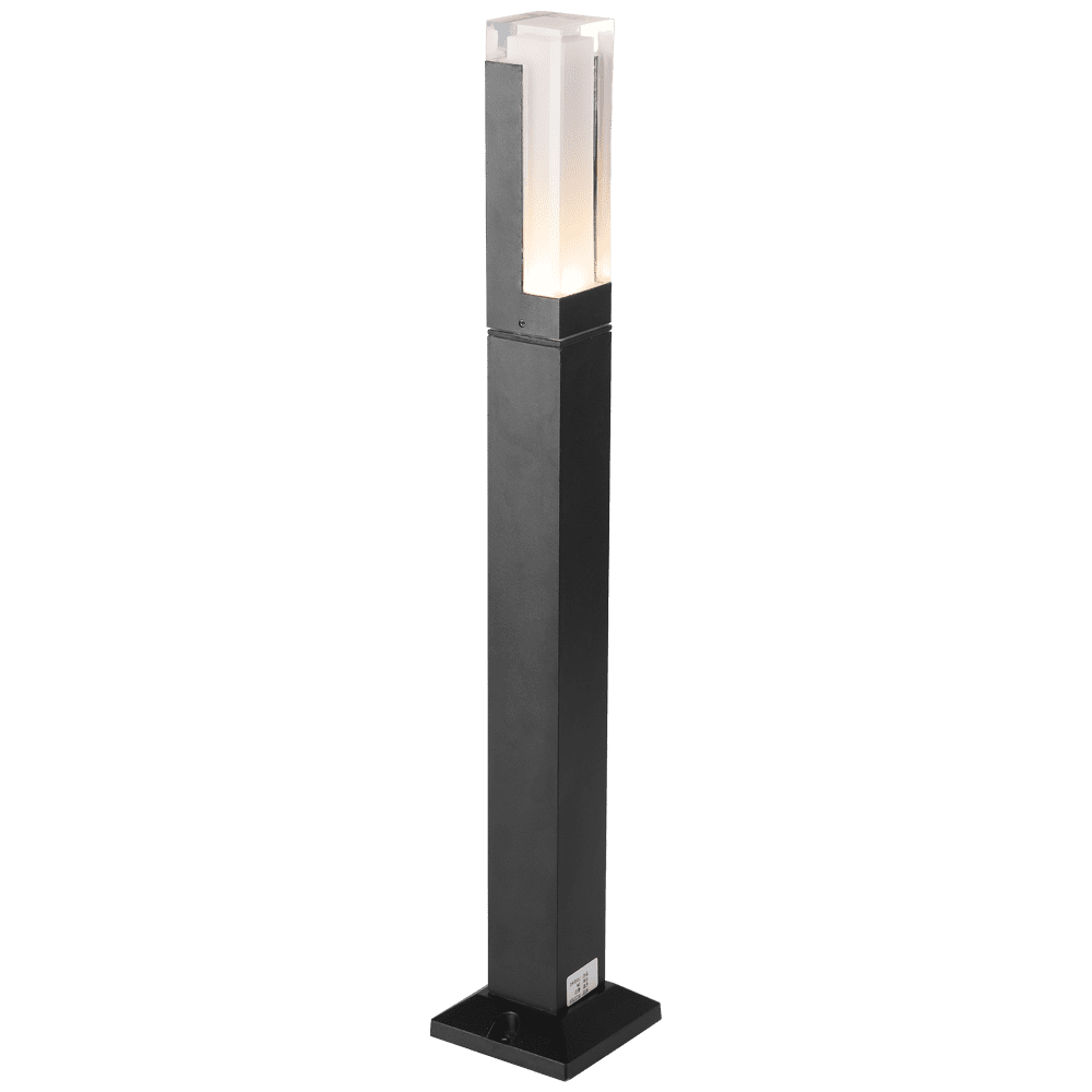 Black Cast Aluminum LED Bollard Pathway Light