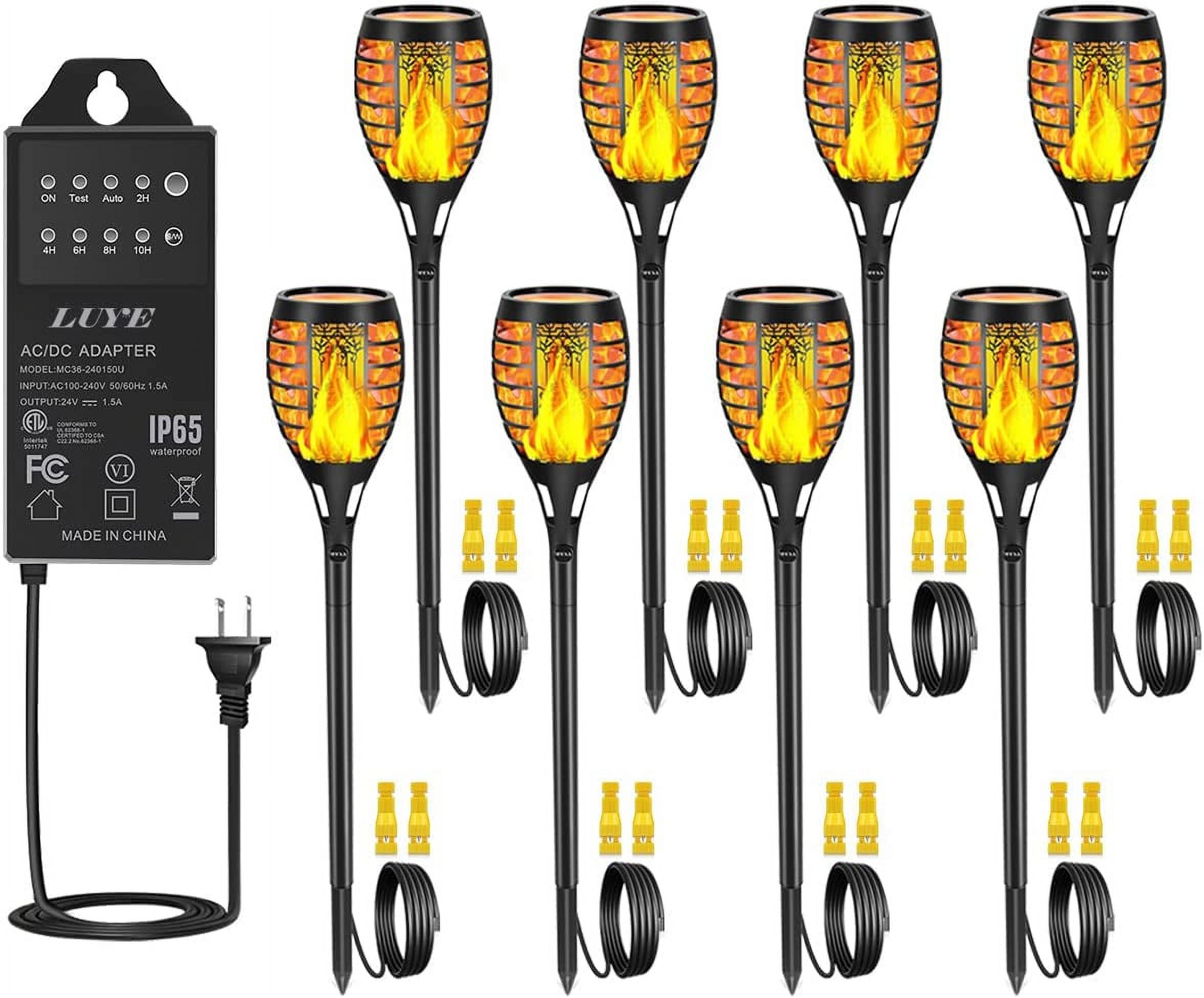 Low Voltage Landscape Lights with Timer Transformer and Connectors 12V