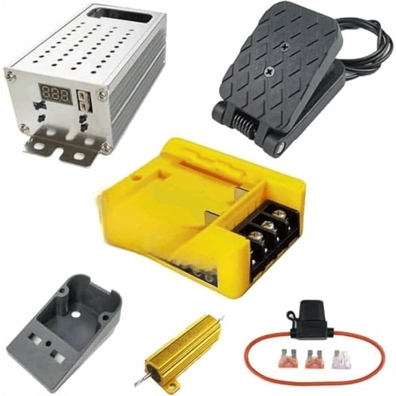 Low Voltage Protection Power Wheels Battery Adapter & Dc Motor Speed Controller Power Wheels 24v Conversion Kit(Compatible with DeWalt 20V Battery Adapter Supports 13V-30V)$$Tools & Hardware Other