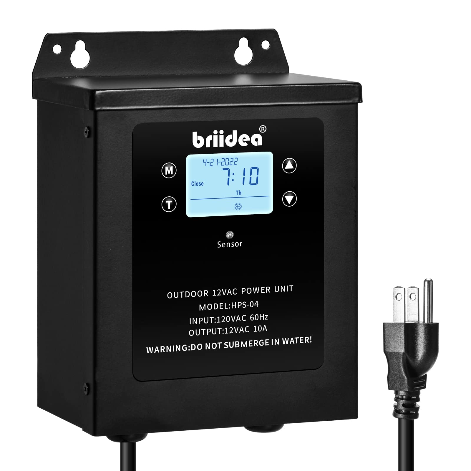 Low Voltage Transformer, Briidea EC36 120W 120V AC to 12V AC Landscape