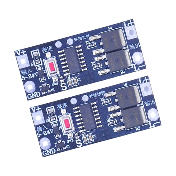 Low Voltages LED Light Driver with Customizable /Out Timing and Shortcircuits Prevention
