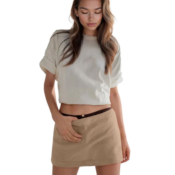 Low Waist Mini Skort