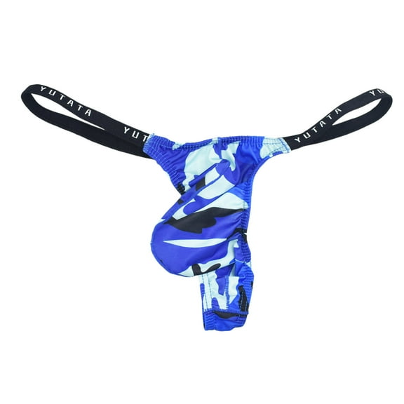 Low Waist Sexy Male Sexy Thong Pocket U Male Underwear