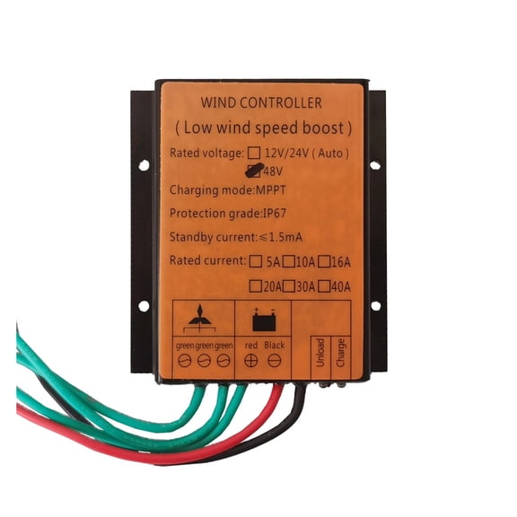 Low Wind Speed Boost MPPT Charge Controller 10A/20A/30A 12V/24V/48V Wind Controller Wind Tur-bine Generator Controller Regulator - 10A_48V