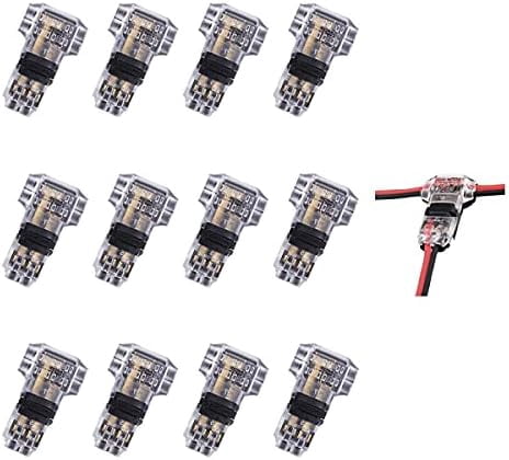 Low Wire Connector, Quick Solderless Wire Splice Connector, 12 Pack T ...