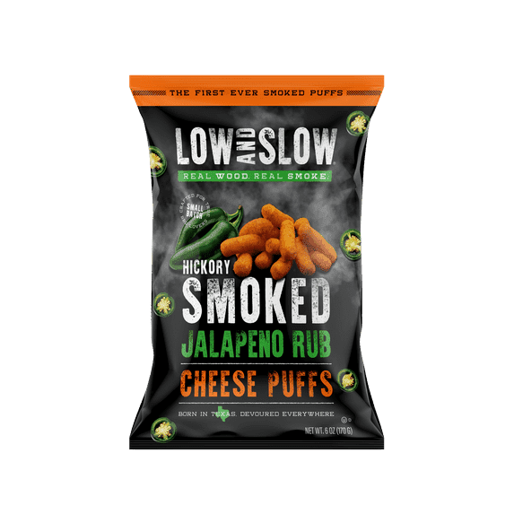 Low and Slow Hickory Smoked 6 oz. Jalapeno Cheese Puffs
