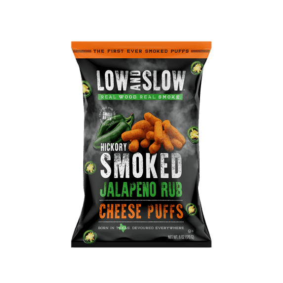 Low and Slow Hickory Smoked 6 oz. Jalapeno Cheese Puffs