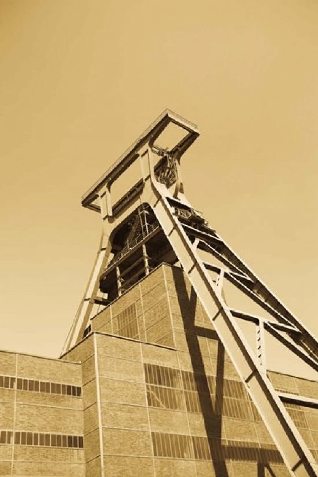 Low angle view of a coal mine Zollverein Coal Mine Industrial Complex Essen Ruhr North Rhine-Westphalia Germany Canvas Art - Panoramic Images (24 x 36)