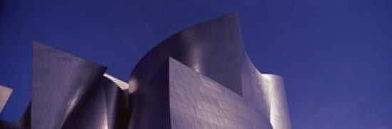 Low angle view of a concert hall Walt Disney Concert Hall City Of Los Angeles Los Angeles County California USA Canvas Art - Panoramic Images (36 x 12)