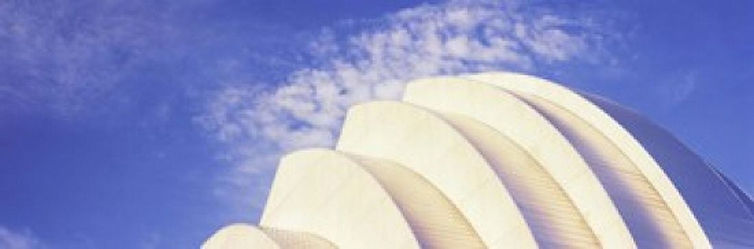 Low angle view of an entertainment building Kauffman Center For The Performing Arts Moshe Safdie Kansas City Missouri USA Canvas Art - Panoramic Images (18 x 6)