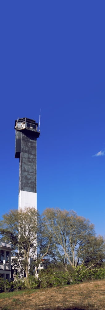 Low angle view of a lighthouse Sullivans Island Lighthouse Sullivans Island Charleston County South Carolina USA Canvas Art - Panoramic Images (27 x 9)