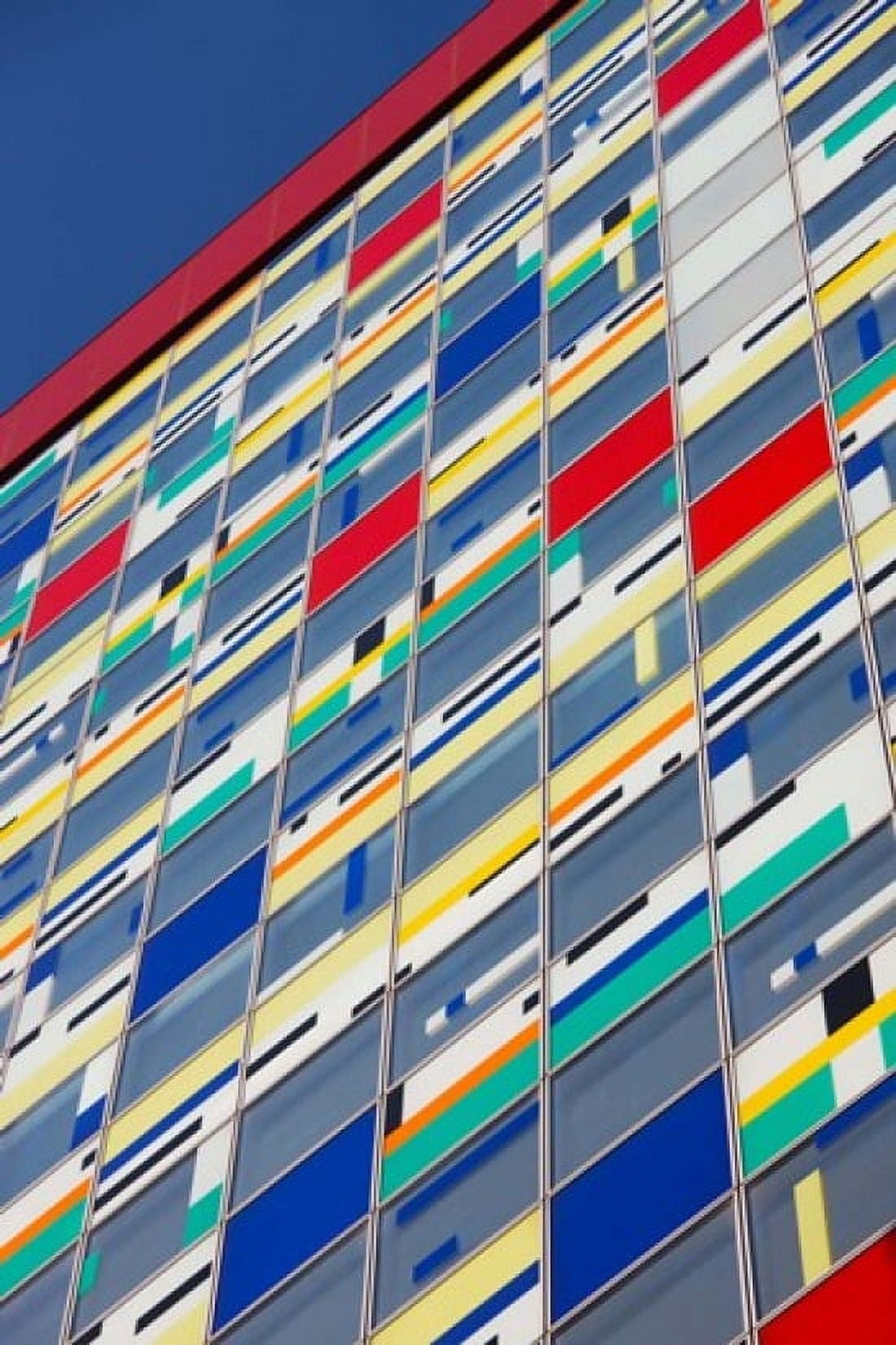 Low angle view of Colorium building Medienhafen Dusseldorf North Rhine Westphalia Germany Canvas Art - Panoramic Images (24 x 36)