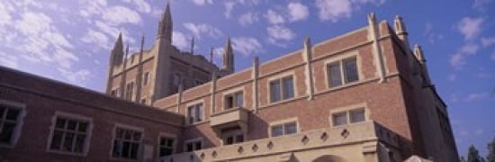 Low angle view of Kerckhoff Hall University of California Los Angeles California USA Canvas Art - Panoramic Images (36 x 12)