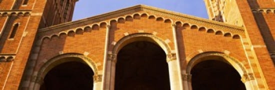 Low angle view of Royce Hall University of California Los Angeles California USA Canvas Art - Panoramic Images (36 x 12)