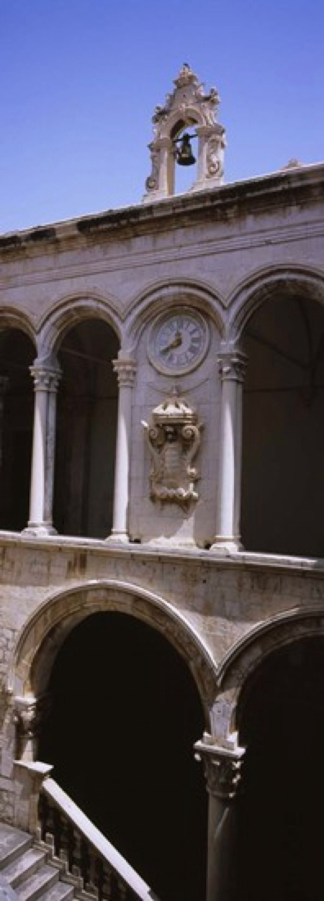 Low angle view of a bell tower Rectors Palace Dubrovnik Croatia Canvas Art - Panoramic Images (18 x 7)