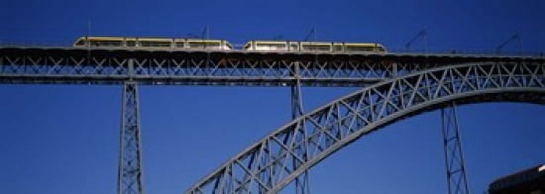 Low angle view of a bridge Dom Luis I Bridge Duoro River Porto Portugal Canvas Art - Panoramic Images (18 x 7)