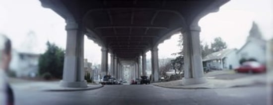 Low angle view of a bridge Fremont Bridge Fremont Seattle Washington State USA Canvas Art - Panoramic Images (30 x 12)