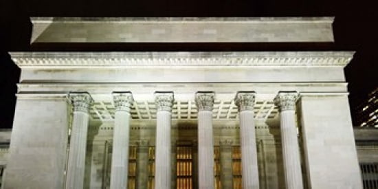 Low angle view of a building 30th Street Station Schuylkill River Philadelphia Pennsylvania USA Canvas Art - Panoramic Images (24 x 12)