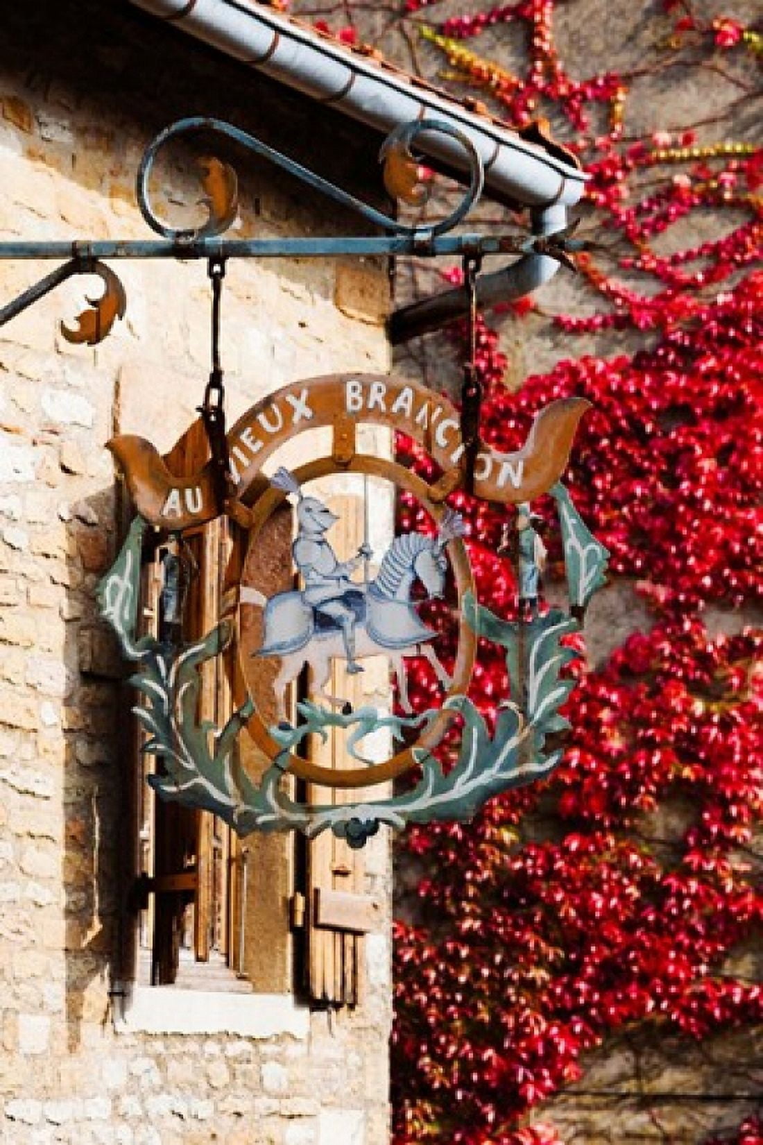 Low angle view of a building Brancion Maconnais Saone-et-Loire Burgundy France Canvas Art - Panoramic Images (24 x 36)