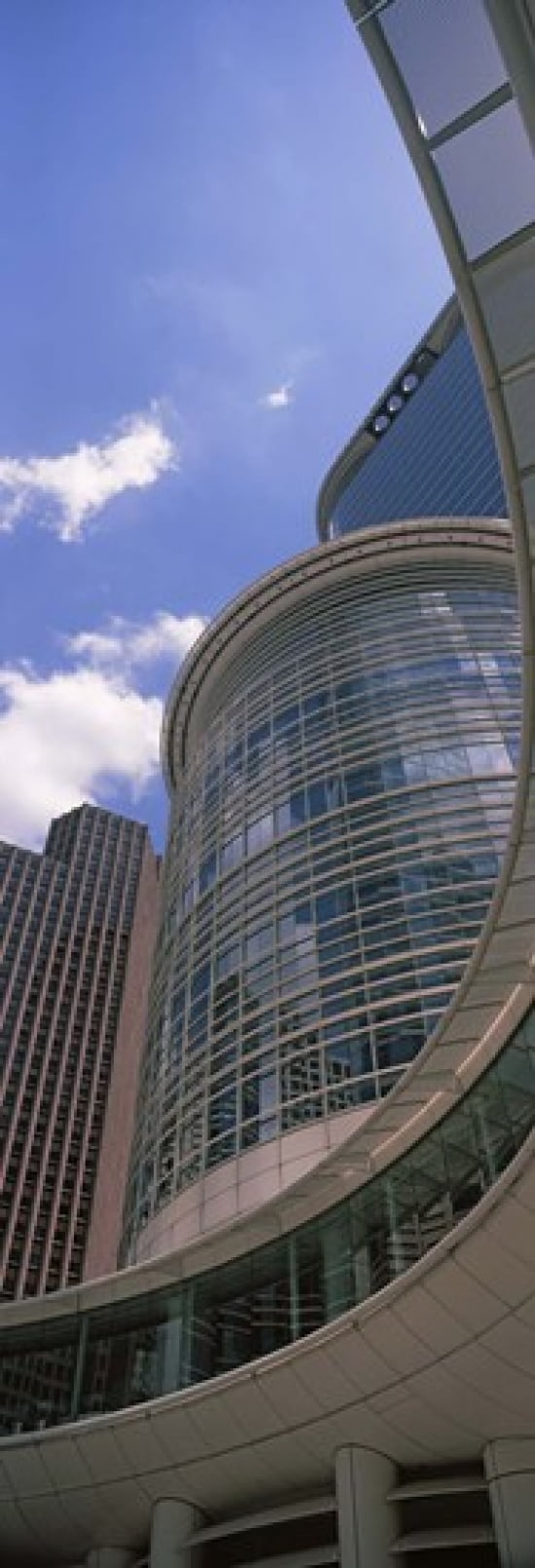 Low angle view of a building Chevron Building Houston Texas USA Canvas Art - Panoramic Images (36 x 13)
