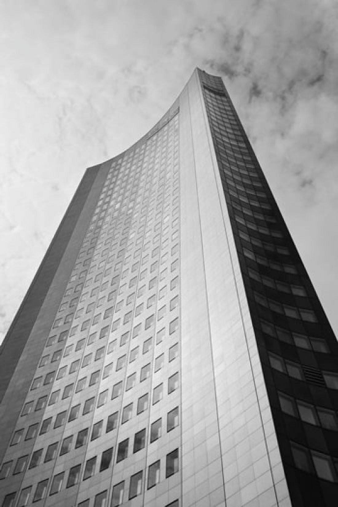 Low angle view of a building City-Hochhaus Leipzig Saxony Germany Canvas Art - Panoramic Images (24 x 36)