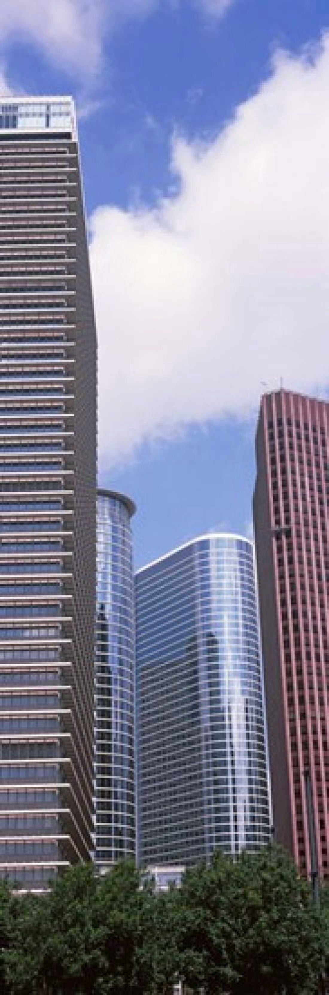 Low angle view of a building Houston Texas USA Canvas Art - Panoramic Images (36 x 12)