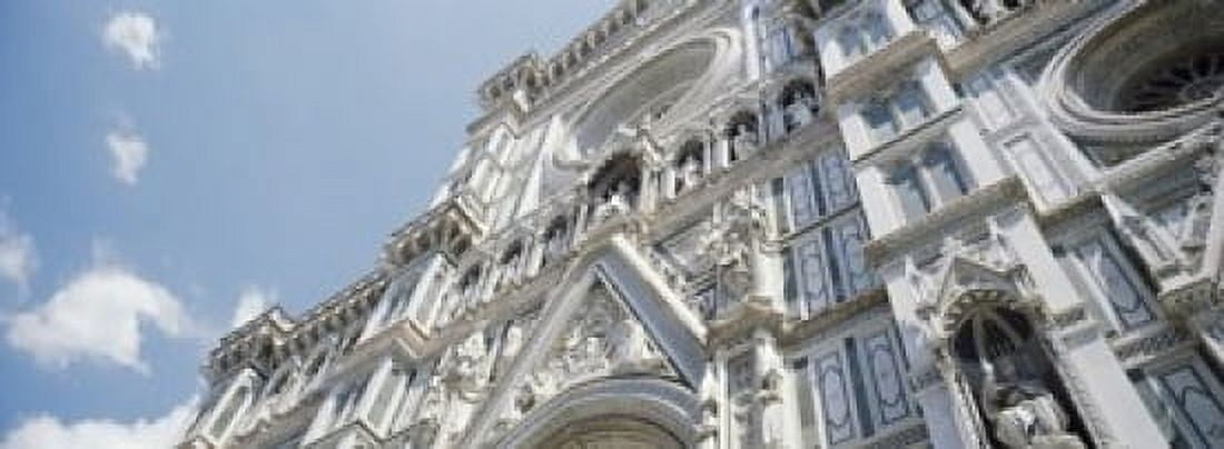 Low angle view of a cathedral Duomo Santa Maria Del Fiore Florence Tuscany Italy Canvas Art - Panoramic Images (36 x 13)