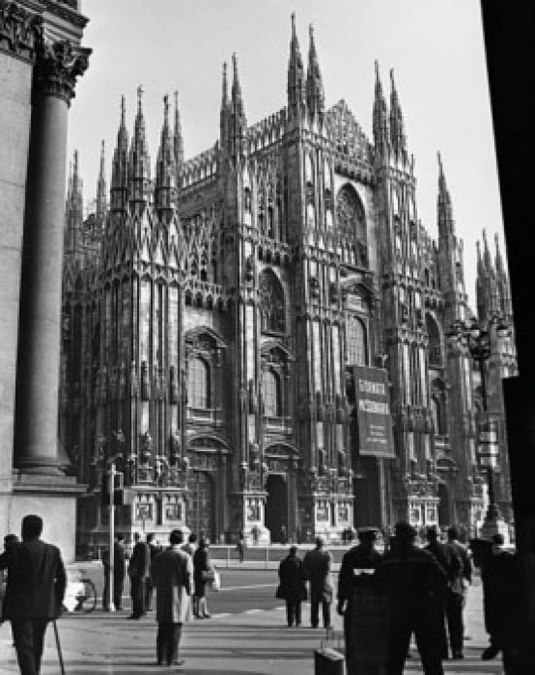 Low angle view of a cathedral Piazza Del Duomo Milan Italy Canvas Art - (18 x 24)
