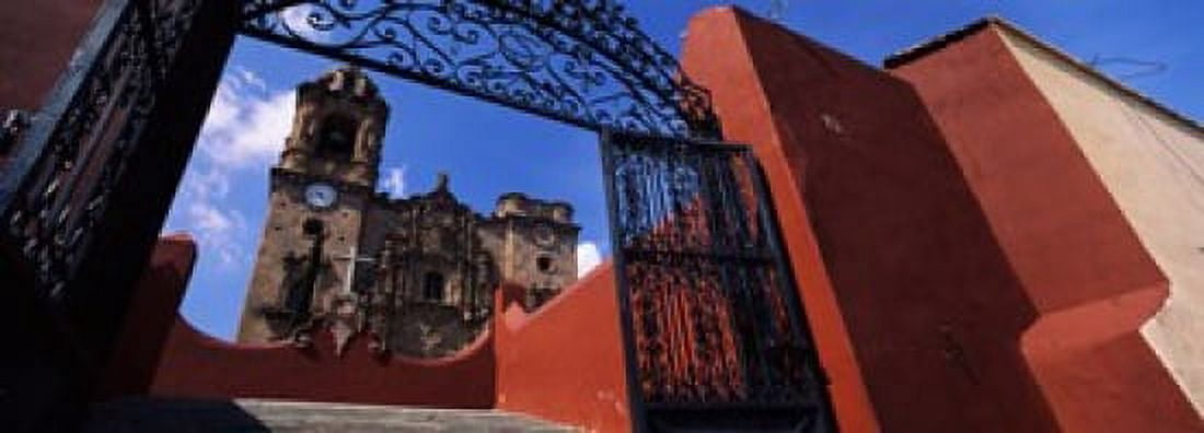 Low angle view of a church La Valenciana Church Guanajuato Mexico Canvas Art - Panoramic Images (18 x 7)