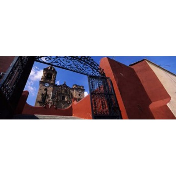 Low angle view of a church La Valenciana Church Guanajuato Mexico Canvas Art - Panoramic Images (18 x 7)