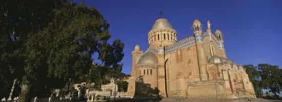 Low angle view of a church Notre Dame DAfrique Algiers Algeria Canvas Art - Panoramic Images (36 x 13)