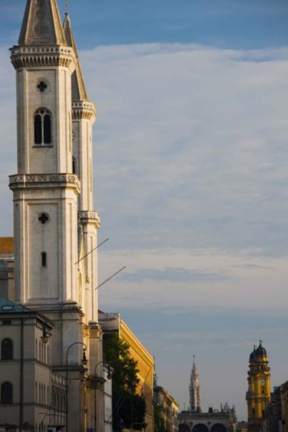 Low angle view of a church St Ludwig Church Ludwigstrasse Munich Bavaria Germany Canvas Art - Panoramic Images (24 x 36)