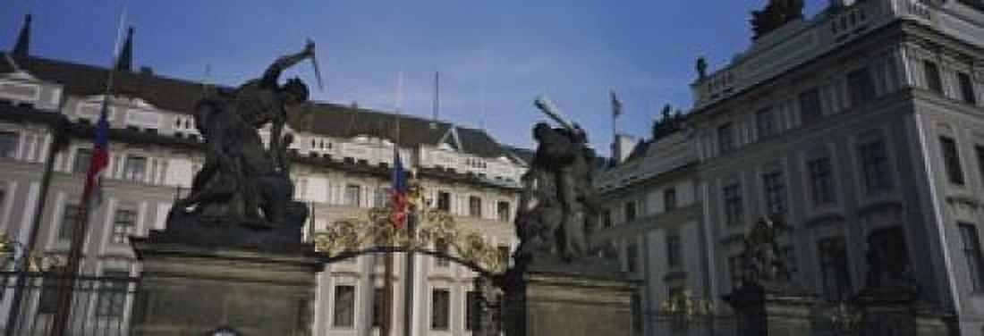 Low angle view of a church St Nicholass Church Old Town Square Prague Czech Republic Canvas Art - Panoramic Images (18 x 7)