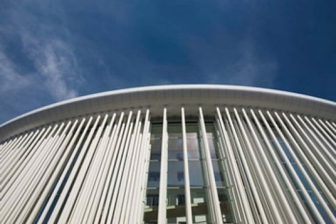 Low angle view of a concert hall Philharmonie Luxembourg Kirchberg Plateau Luxembourg City Luxembourg Canvas Art - Panoramic Images (36 x 24)
