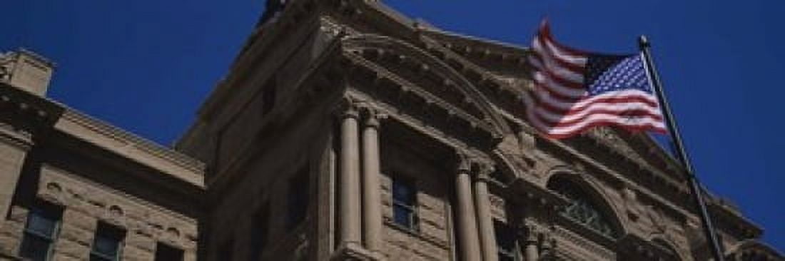 Low angle view of a courthouse Fort Worth Texas USA Canvas Art - Panoramic Images (18 x 6)