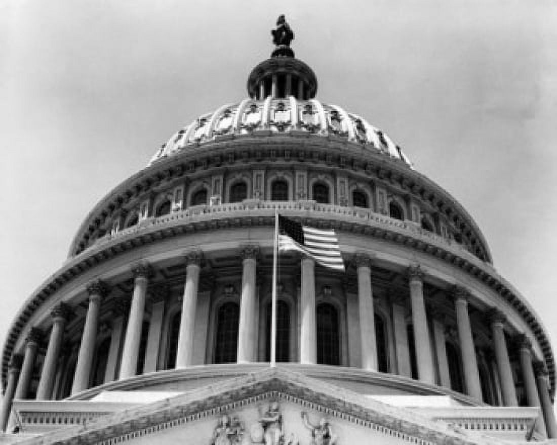 Low angle view of a government building Capitol Building Washington DC USA Canvas Art - (24 x 36)