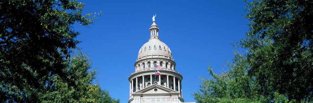 Low angle view of a government building Texas State Capitol Austin Texas USA Canvas Art - Panoramic Images (27 x 9)