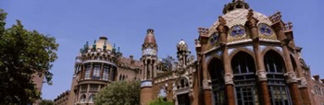 Low angle view of a hospital Hospital De Sant Pau Barcelona Spain Canvas Art - Panoramic Images (18 x 6)