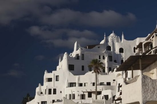 Low angle view of a hotel Casapueblo Punta Ballena Punta Del Este Maldonado Uruguay Canvas Art - Panoramic Images (24 x 16)