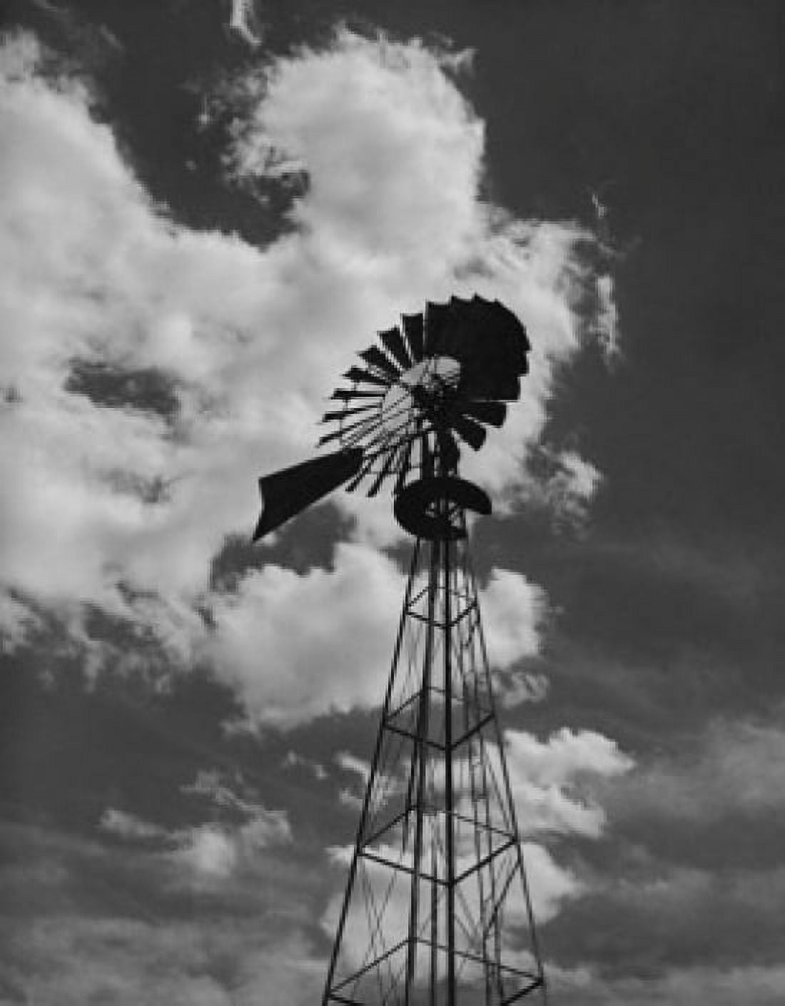 Low angle view of a industrial windmill Canvas Art - (18 x 24)
