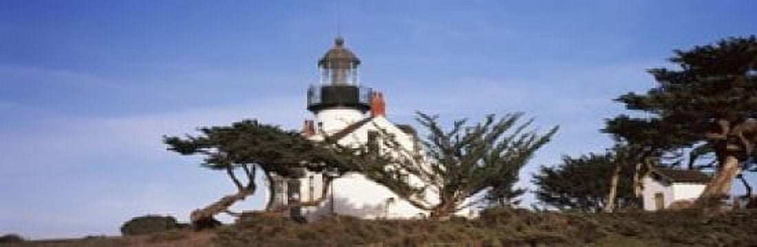 Low angle view of a lighthouse Point Pinos Lighthouse Pacific Grove Monterey County California USA Canvas Art - Panoramic Images (18 x 6)