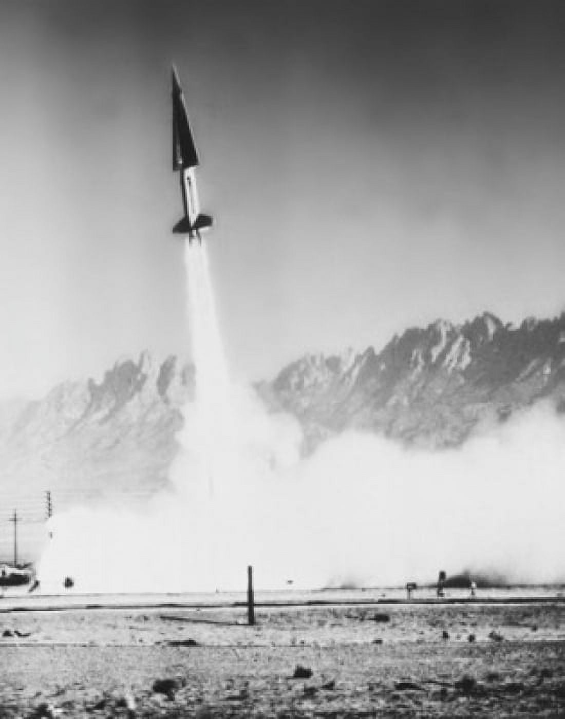 Low angle view of a missile taking off Nike-Hercules Missile White Sands New Mexico USA Canvas Art - (18 x 24)