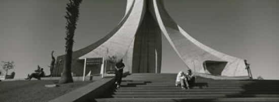 Low angle view of a monument Martyrs Monument Algiers Algeria Canvas Art - Panoramic Images (36 x 13)